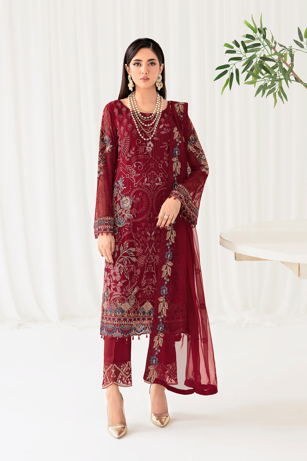 Ramsha | Rangoon Chiffon Collection 24 | D-1004 - House Of Anaya
