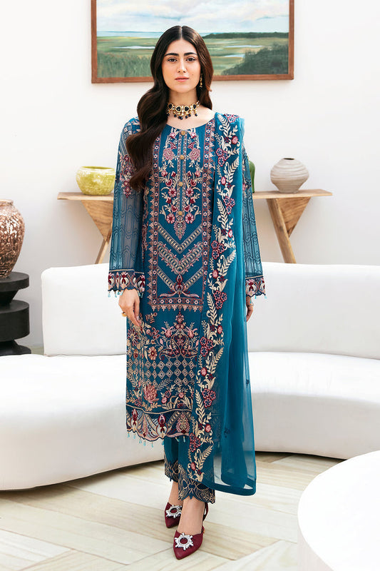 Ramsha | Chevron Chiffon Collection | A-811 - House Of Anaya