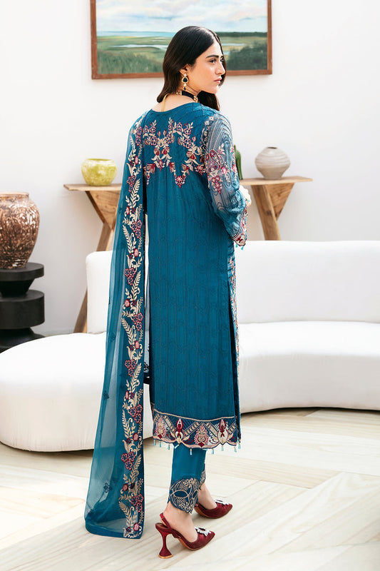 Ramsha | Chevron Chiffon Collection | A-811 - House Of Anaya
