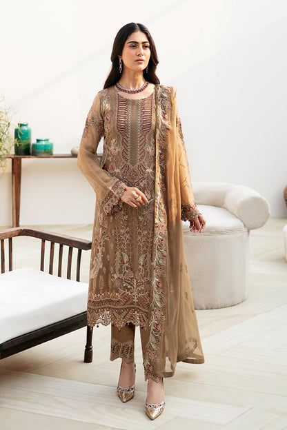 Ramsha | Chevron Chiffon Collection | A-812 - House Of Anaya