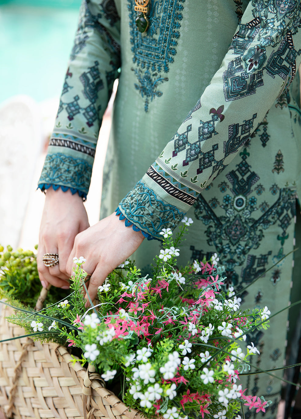 Gulaal | Summer Glow Lawn 24 | ANADIYA (GL-L-24V3-05) - House Of Anaya