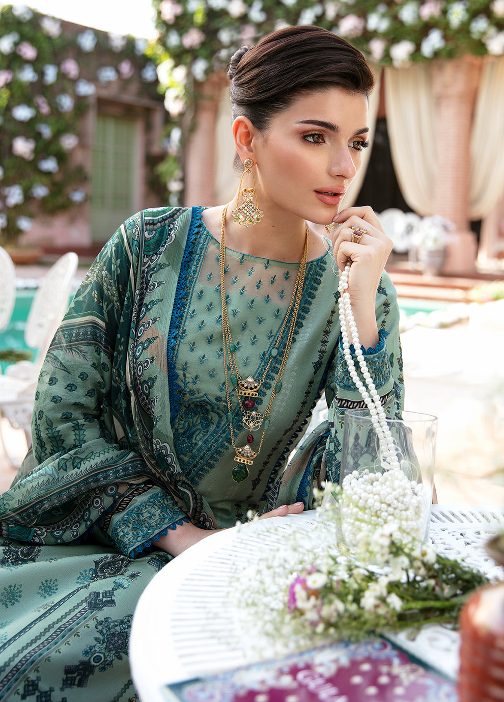 Gulaal | Summer Glow Lawn 24 | ANADIYA (GL-L-24V3-05) - House Of Anaya