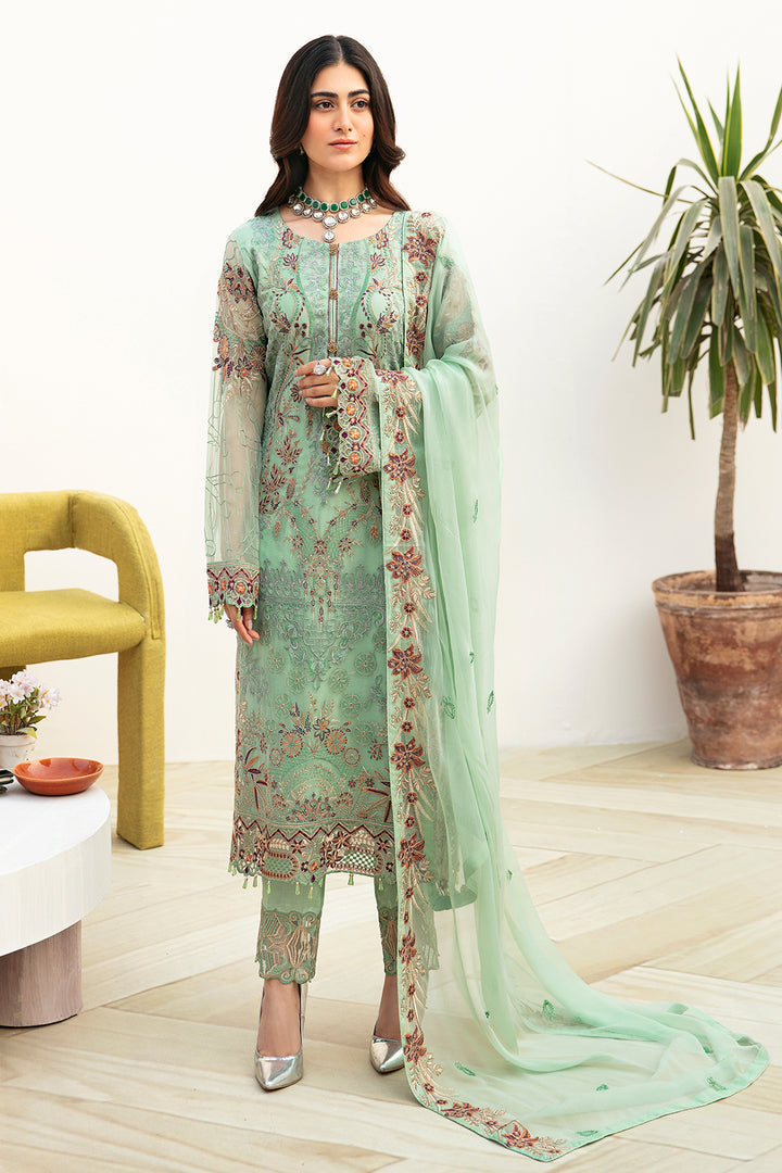 Ramsha | Chevron Chiffon Collection | A-804 - House Of Anaya