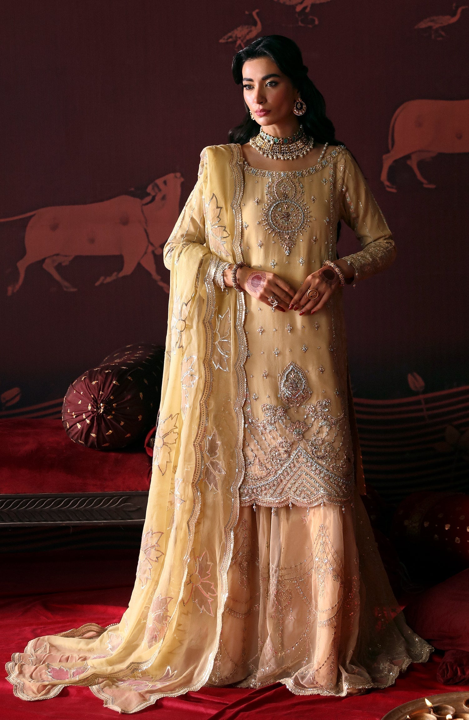 Emaan Adeel | Devdas Formals | MEERA - House Of Anaya