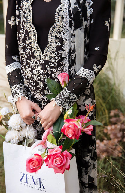 Zevk | Flora Festive Lawn | DUSK