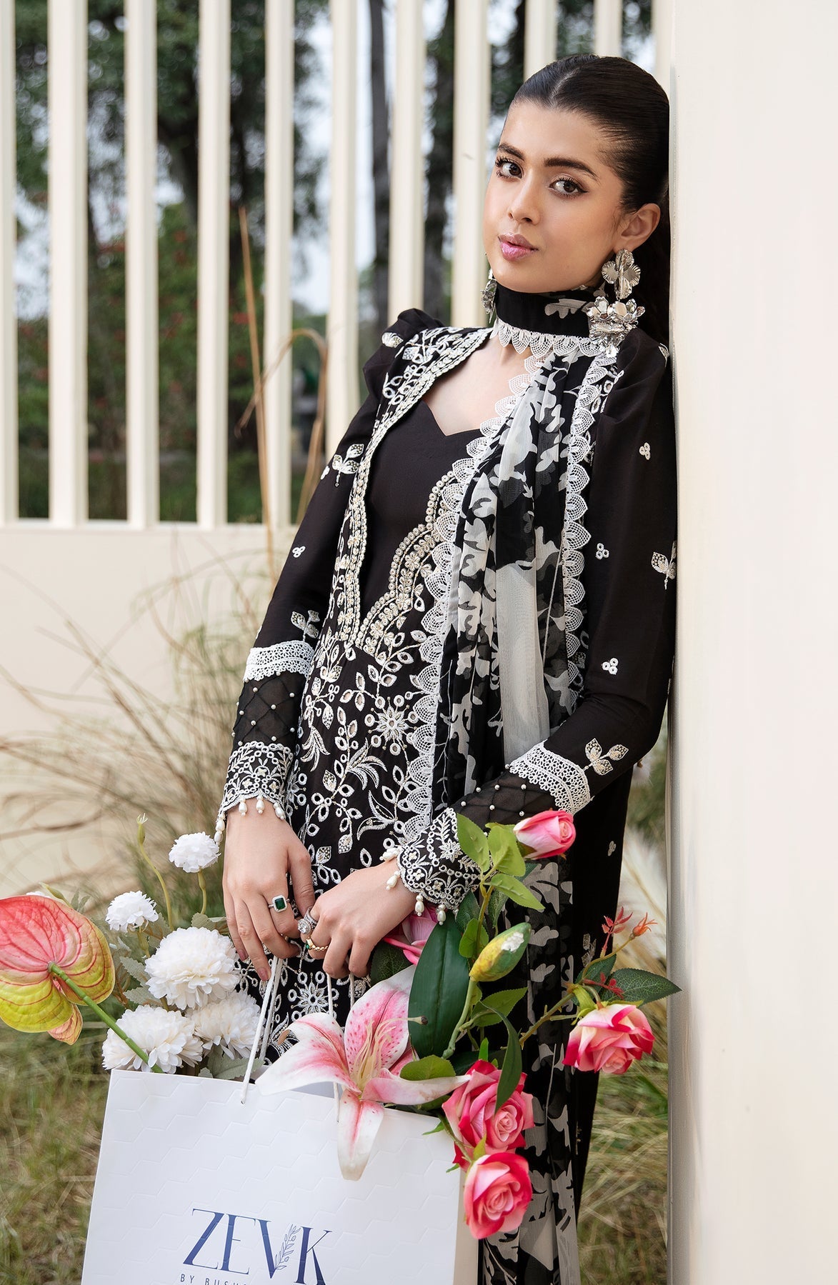 Zevk | Flora Festive Lawn | DUSK