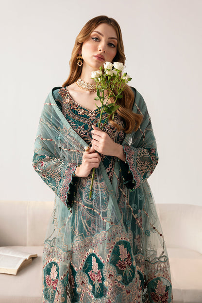 Ramsha | Minhal Organza Collection | M-1101 - House Of Anaya