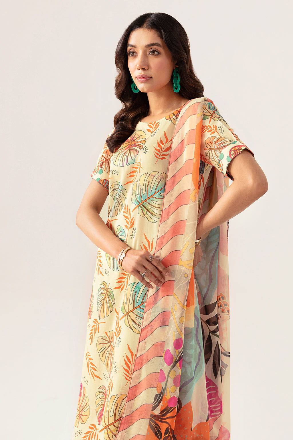 Ramsha | Pinted Lawn | RP-107 - House Of Anaya