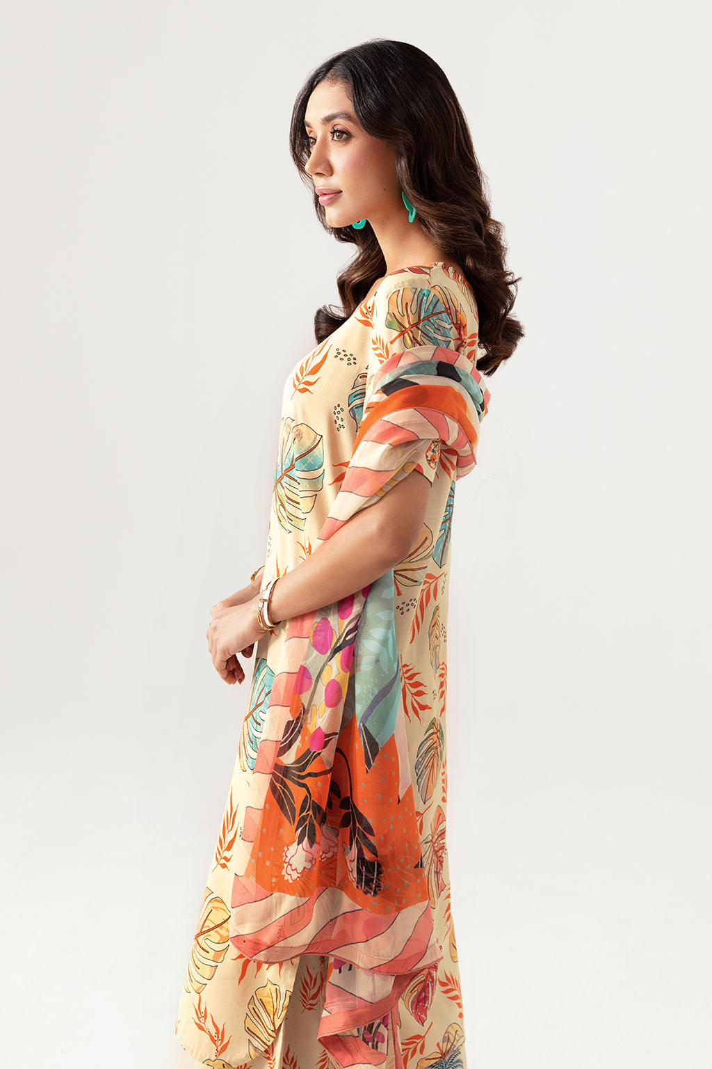 Ramsha | Pinted Lawn | RP-107 - House Of Anaya