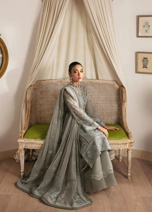 Gulaal | Embroidered Chiffon 23 | Sirena - House Of Anaya
