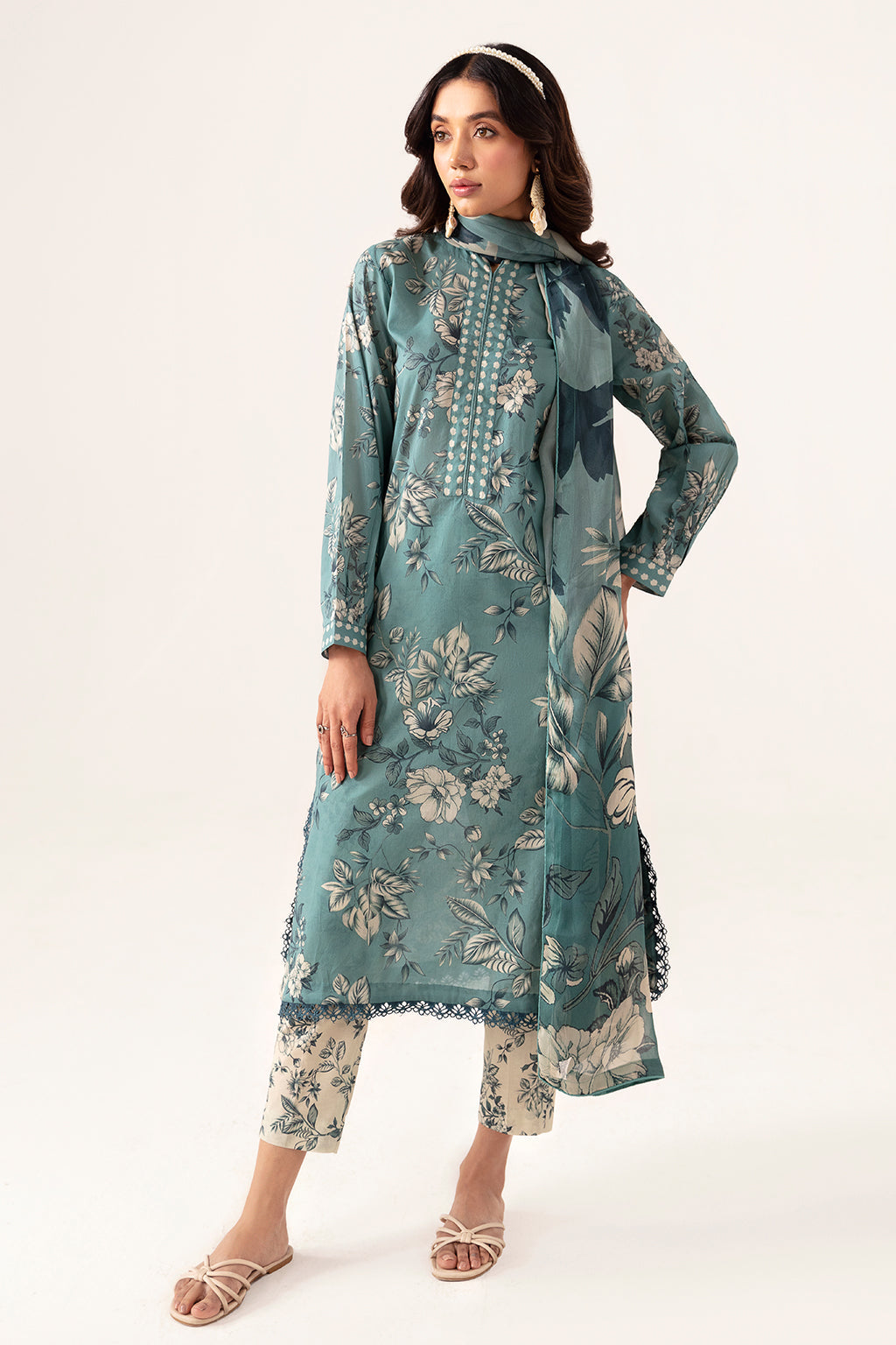 Ramsha | Pinted Lawn | RP-104 - House Of Anaya