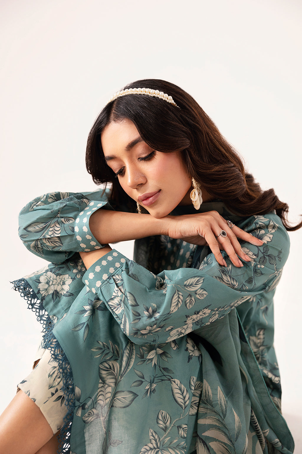 Ramsha | Pinted Lawn | RP-104 - House Of Anaya