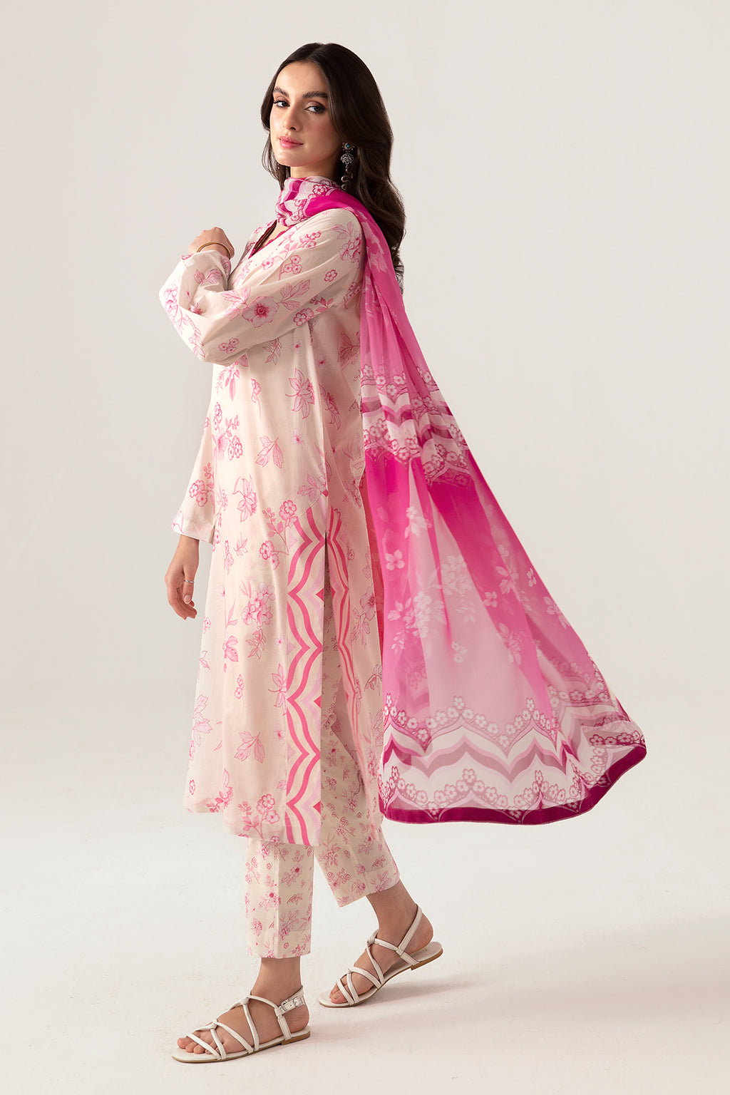 Ramsha | Pinted Lawn | RP-105 - House Of Anaya