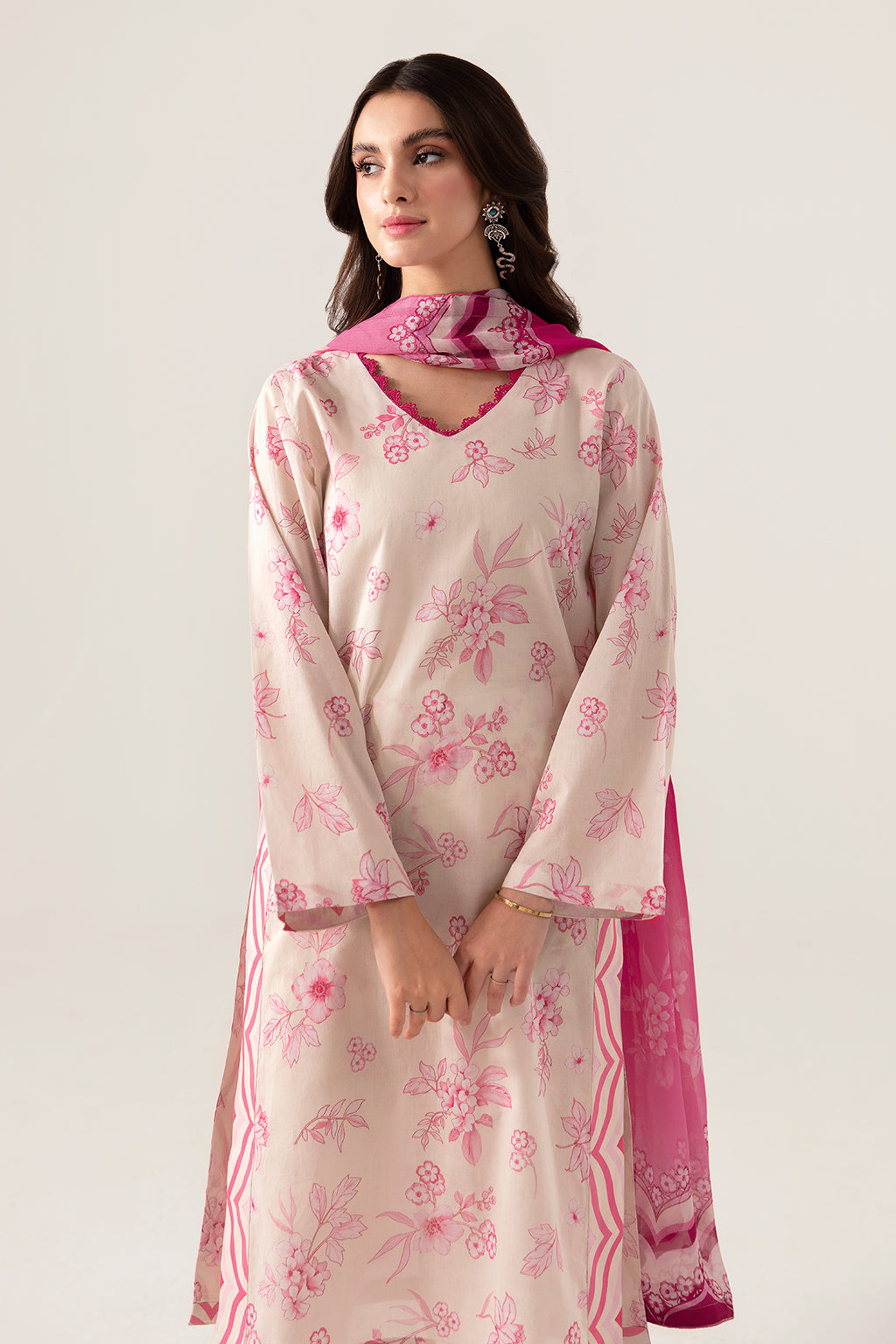 Ramsha | Pinted Lawn | RP-105 - House Of Anaya