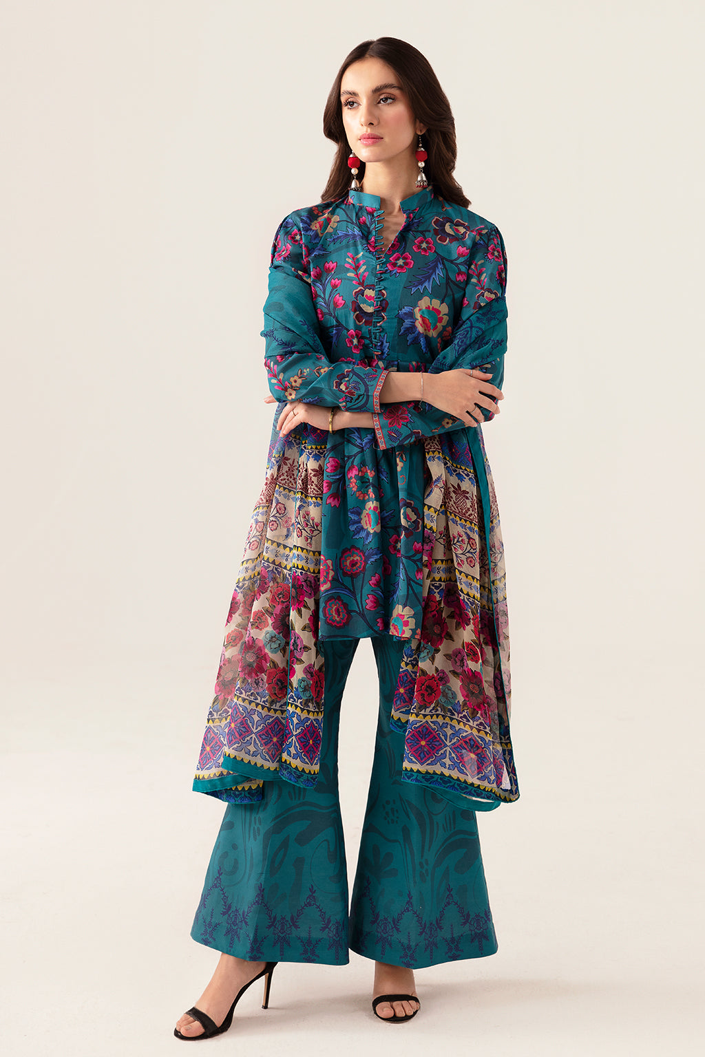 Ramsha | Pinted Lawn | RP-108 - House Of Anaya