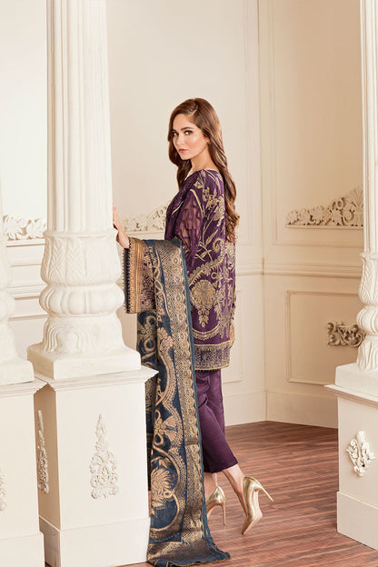 Baroque-EMBROIDERED CHIFFON CH05-10 - Riwayat-e-khas