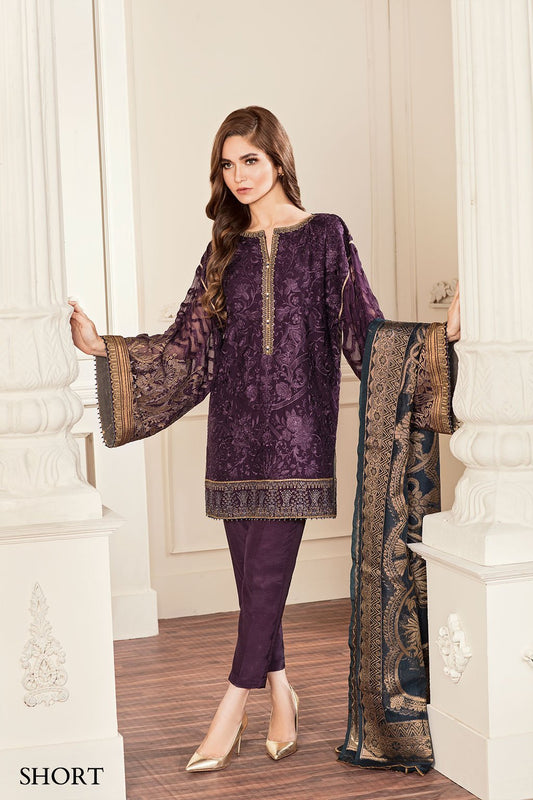 Baroque-EMBROIDERED CHIFFON CH05-10 - Riwayat-e-khas