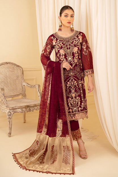 Ramsha | Minhal Organza Collection | M-706 - House Of Anaya
