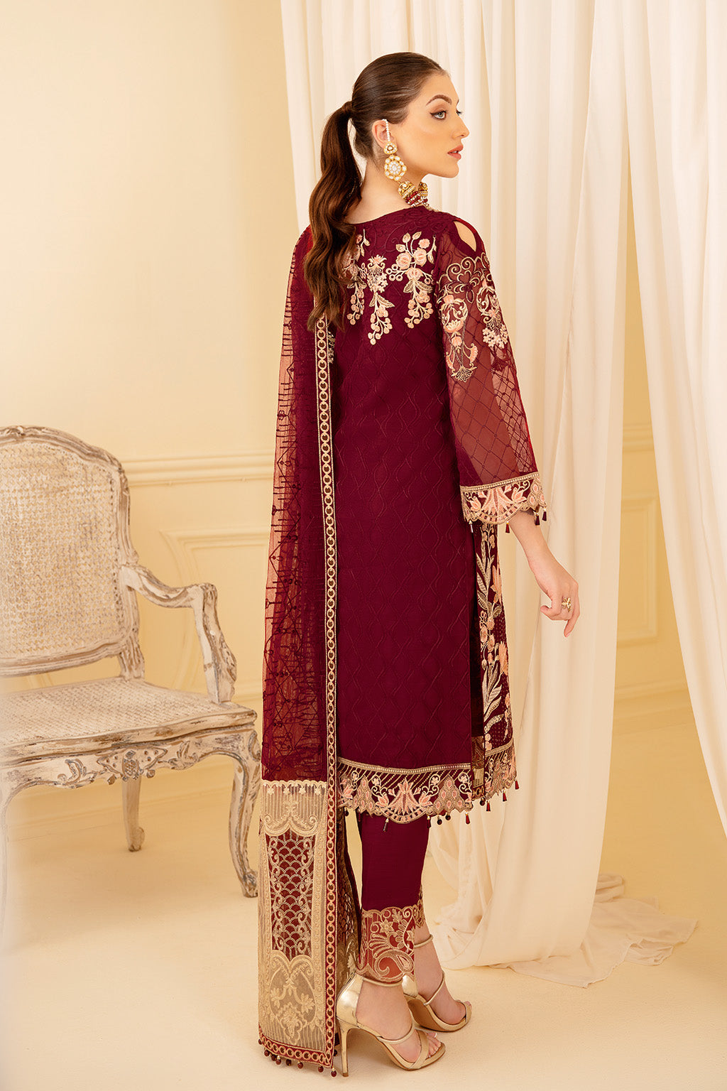 Ramsha | Minhal Organza Collection | M-706 - House Of Anaya