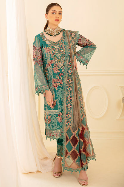 Ramsha | Minhal Organza Collection | M-708 - House Of Anaya
