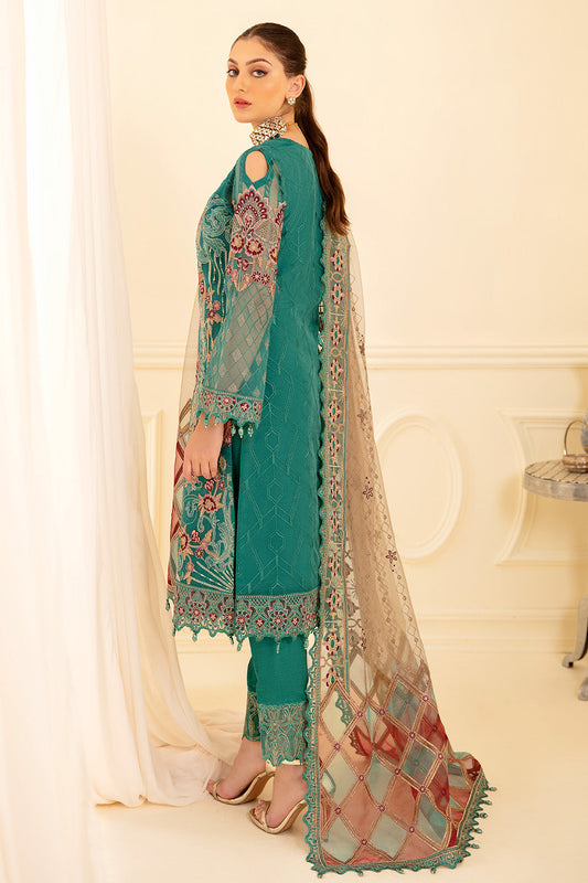 Ramsha | Minhal Organza Collection | M-708 - House Of Anaya