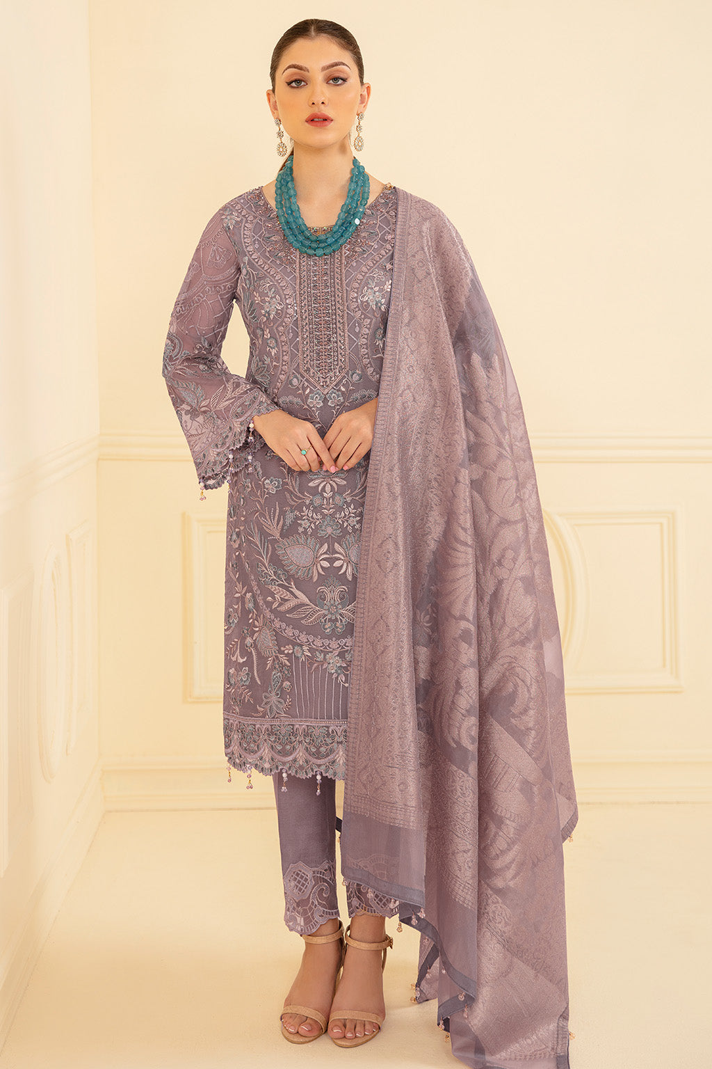Ramsha | Minhal Organza Collection | M-709 - House Of Anaya