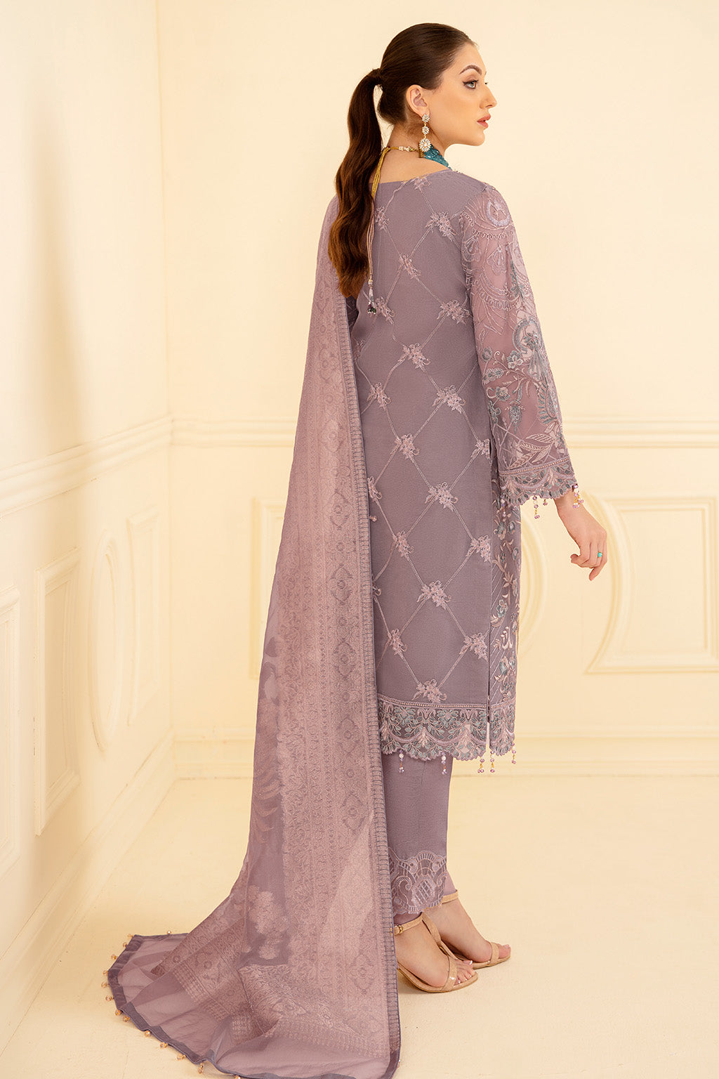 Ramsha | Minhal Organza Collection | M-709 - House Of Anaya