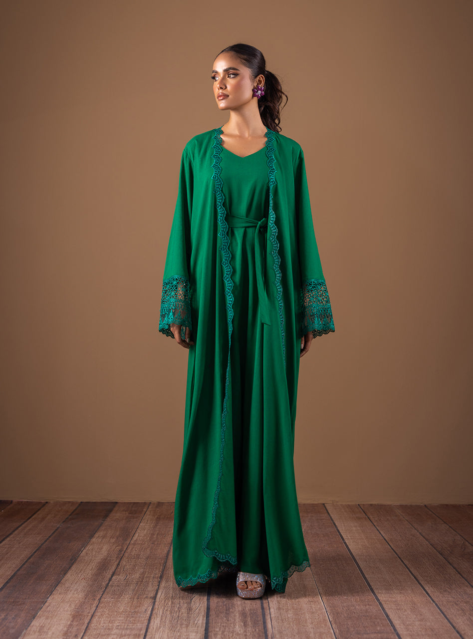 Zainab Chottani | Semi Formals | EMERALD FLAIR - House Of Anaya