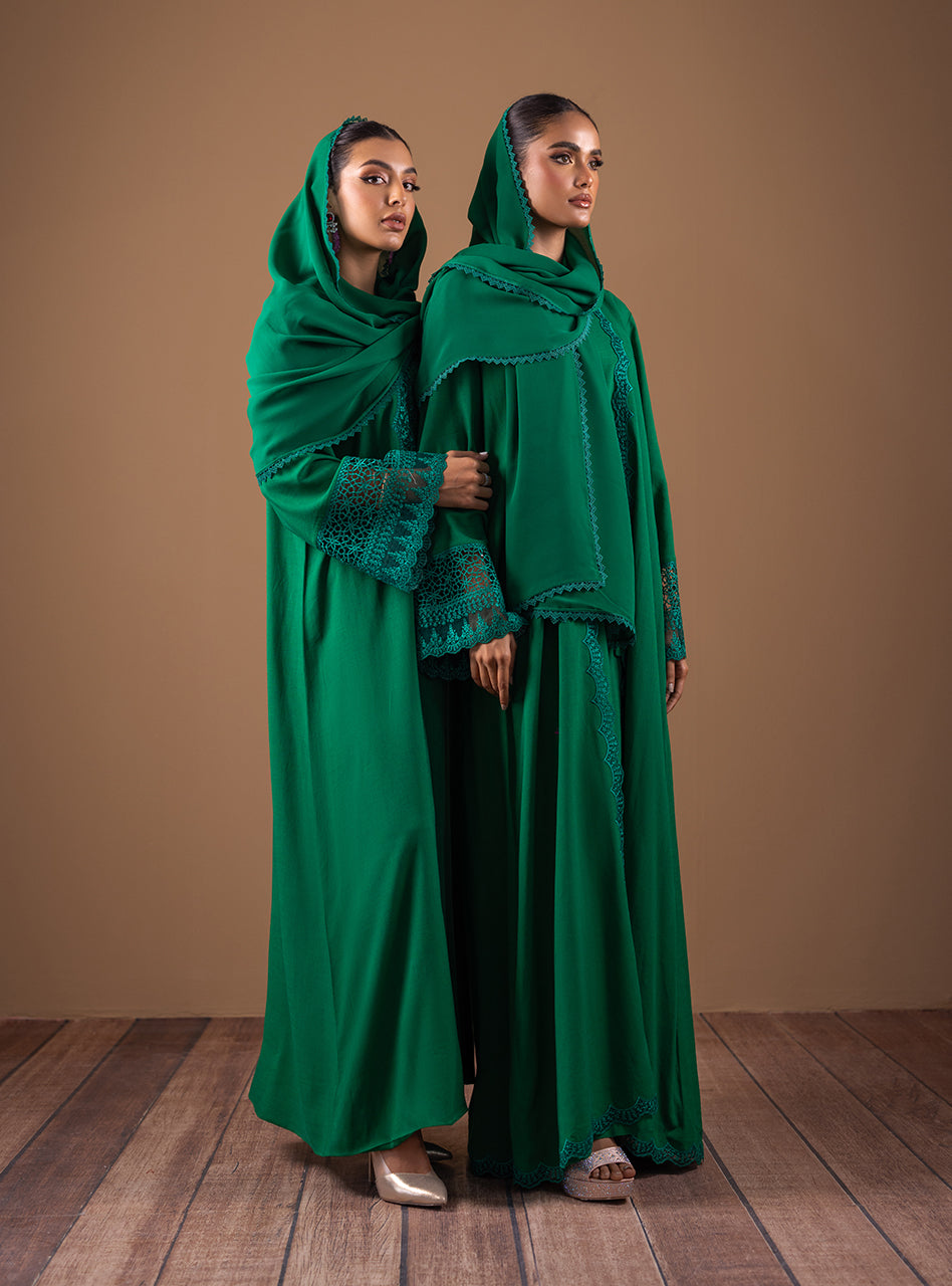 Zainab Chottani | Semi Formals | EMERALD FLAIR - House Of Anaya