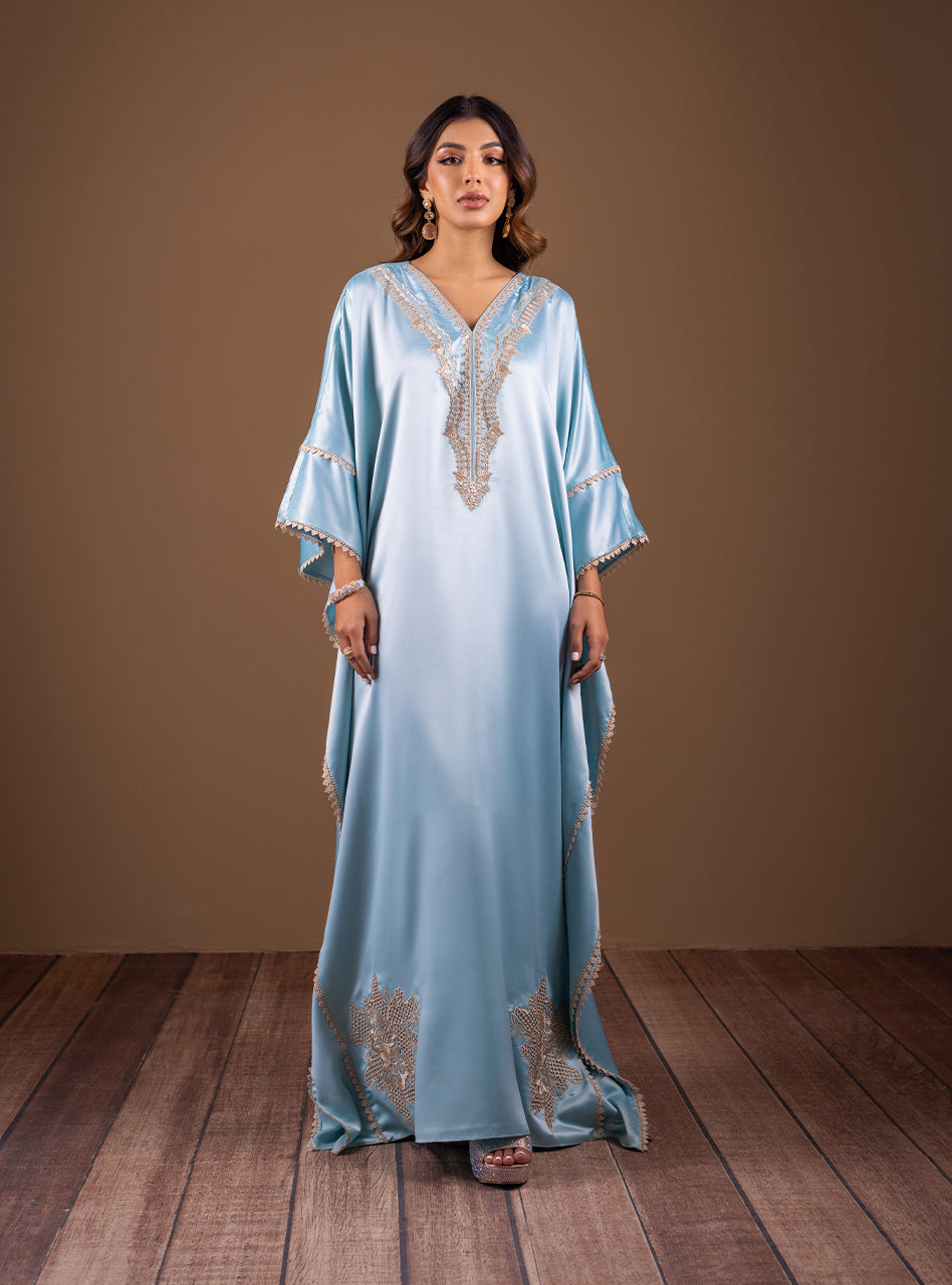 Zainab Chottani | Semi Formals | AQUA BLOSSOM