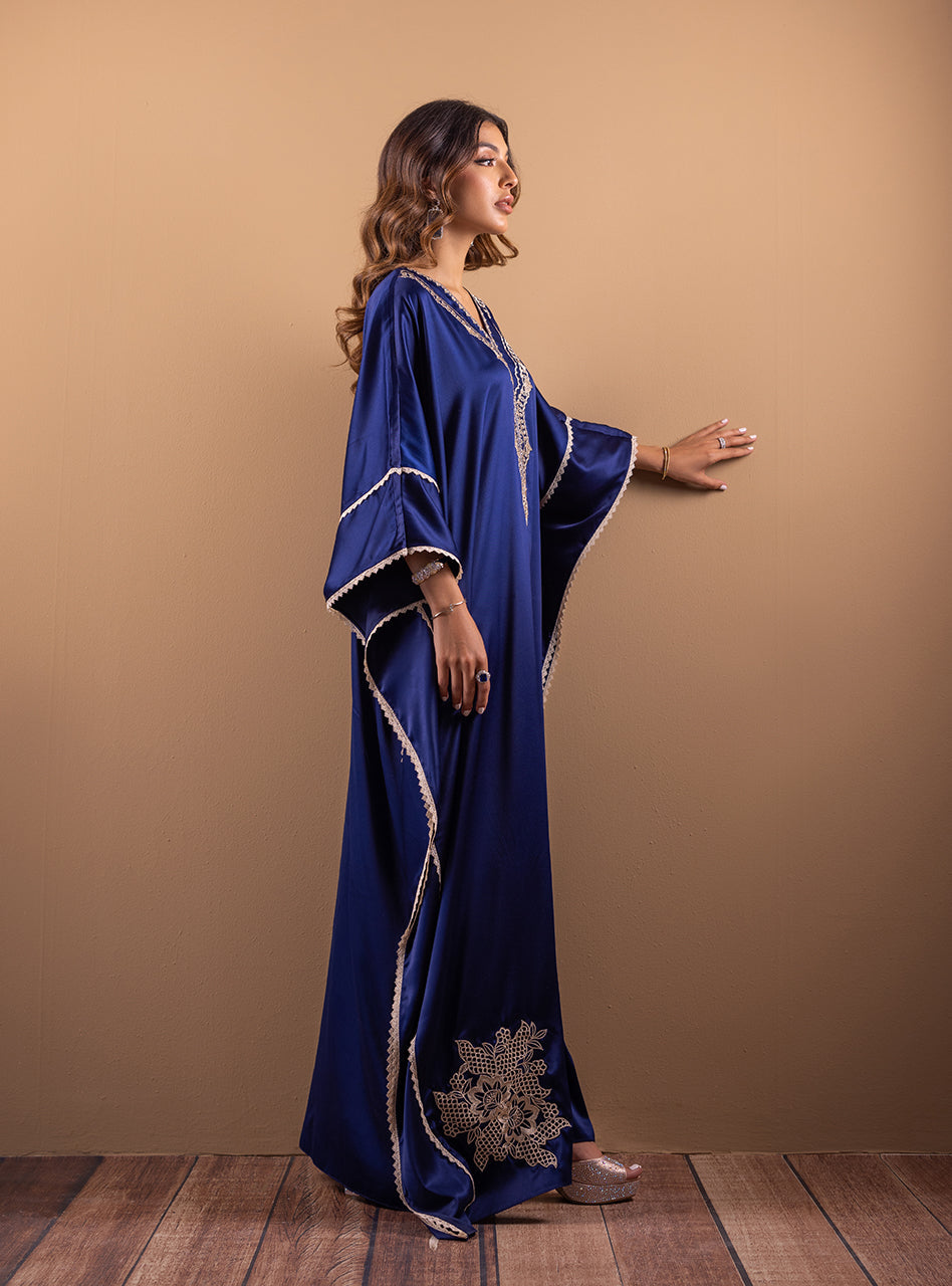 Zainab Chottani | Semi Formals | DEEP BLUE BLOSSOM