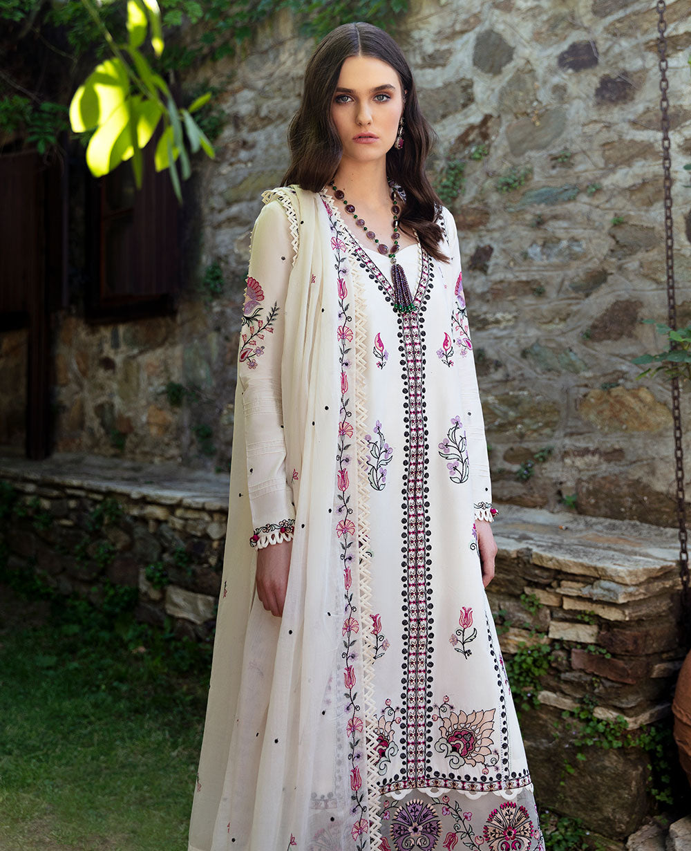 Republic Womenswear | Aylin Summer Lawn 24 | Muguet (D1-B) - House Of Anaya