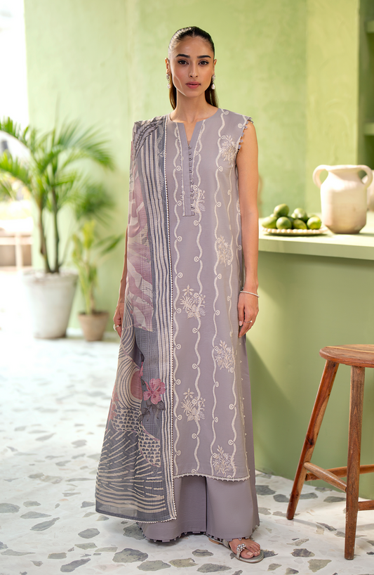 Seran | Artisan Lawn 25 | GRIS - House Of Anaya