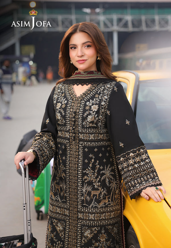 Asim Jofa | Summer Rhapsody | AJUBU-01 Embroidered Jacquard