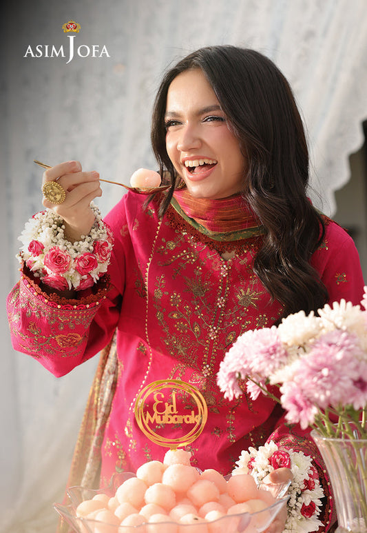 Asim Jofa | Summer Rhapsody | AJUBU-06 Embroidered Jacquard