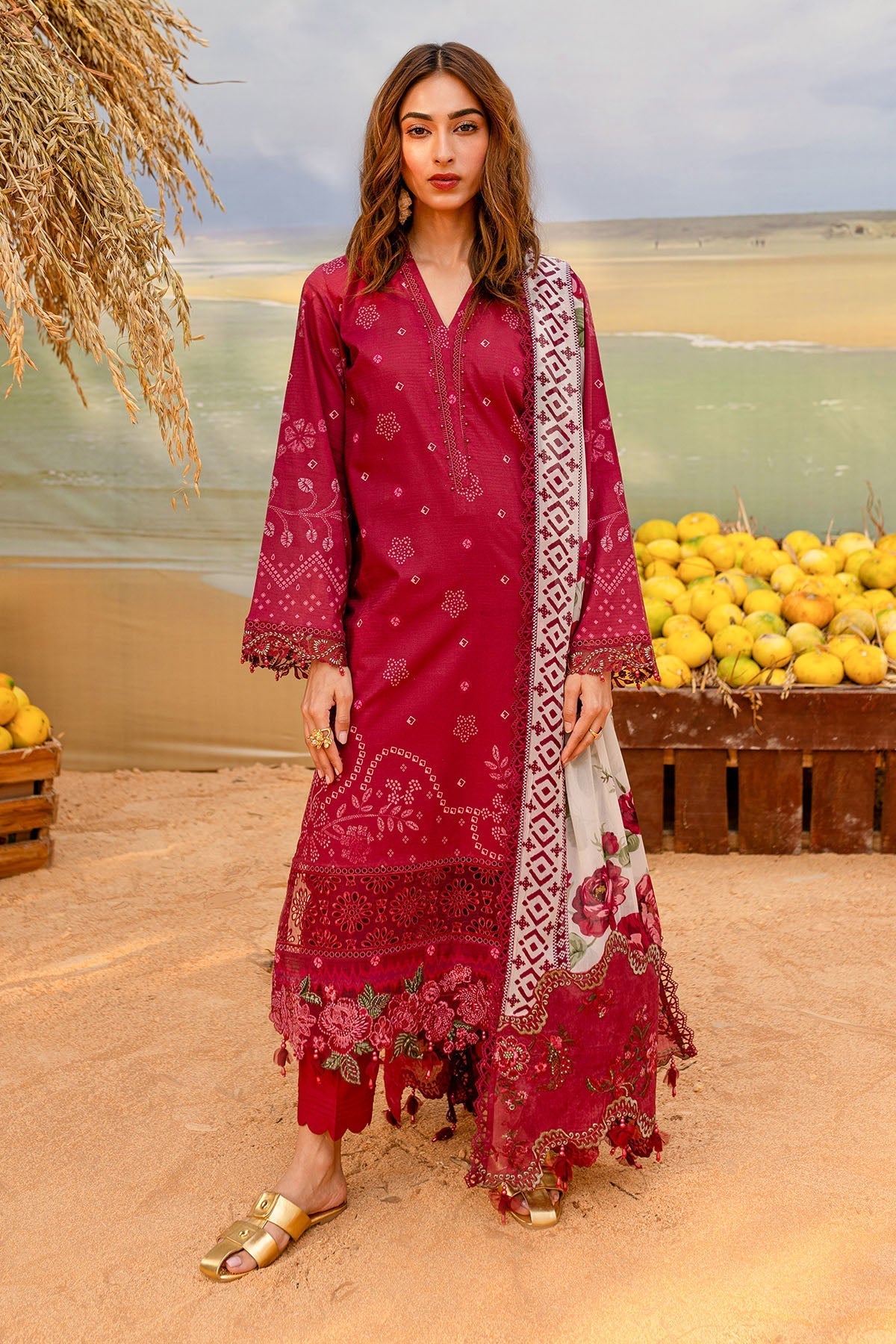 Nureh | Gardenia Lawn 25 | NSG-181 - House Of Anaya