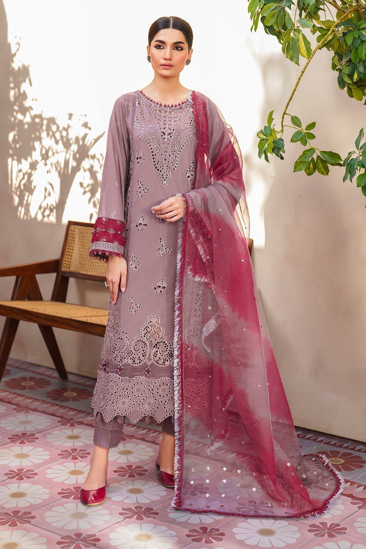 Nureh | Bazaar Lawn | NS-139 - House Of Anaya