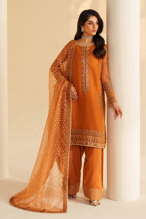Naqshi | Feemora Organza Raw Silk | Yameen