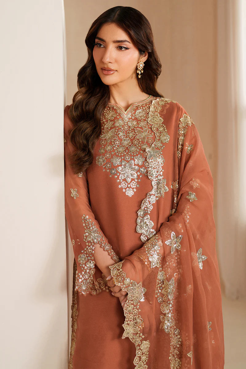 Farasha | STITCHED FORMALS ’26 | Warm Saffron