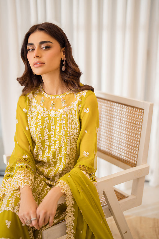 Azure | Ensembles Embroidered Formals | Amber Glow - House Of Anaya
