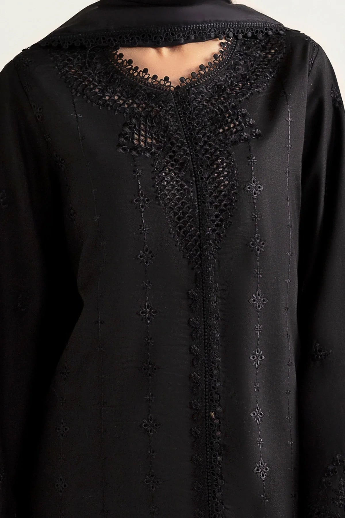 Afrozeh | Basic Pret 25 | Charcoal Nior