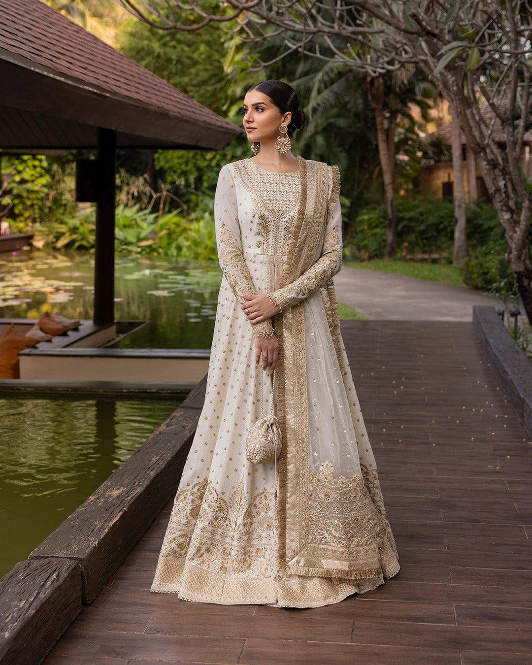 Faiza Saqlain | Zinnia Lawn 25 | Lily - House Of Anaya