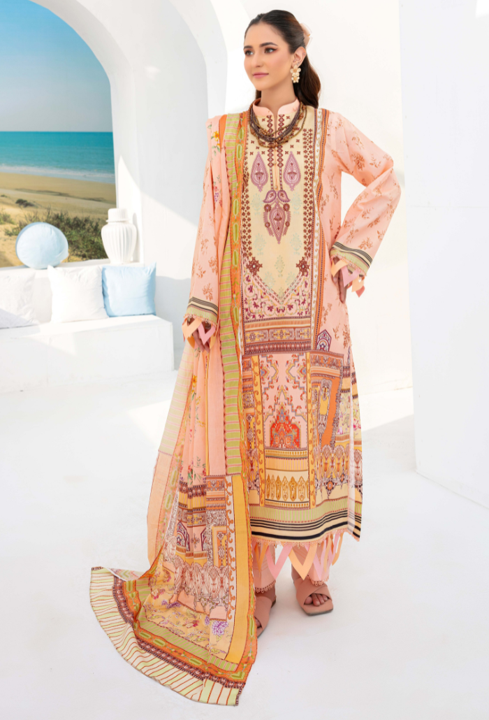 Humdum | Saira Bano Lawn 24 | D10 - House Of Anaya