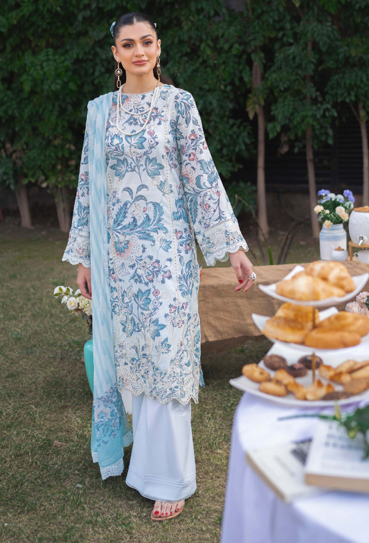 Humdum | Gardenia Lawn 24 |Printkari Lawn - PLG 08 - House Of Anaya