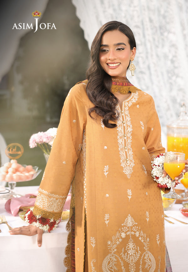 Asim Jofa | Summer Rhapsody | AJUBU-04 Embroidered Jacquard