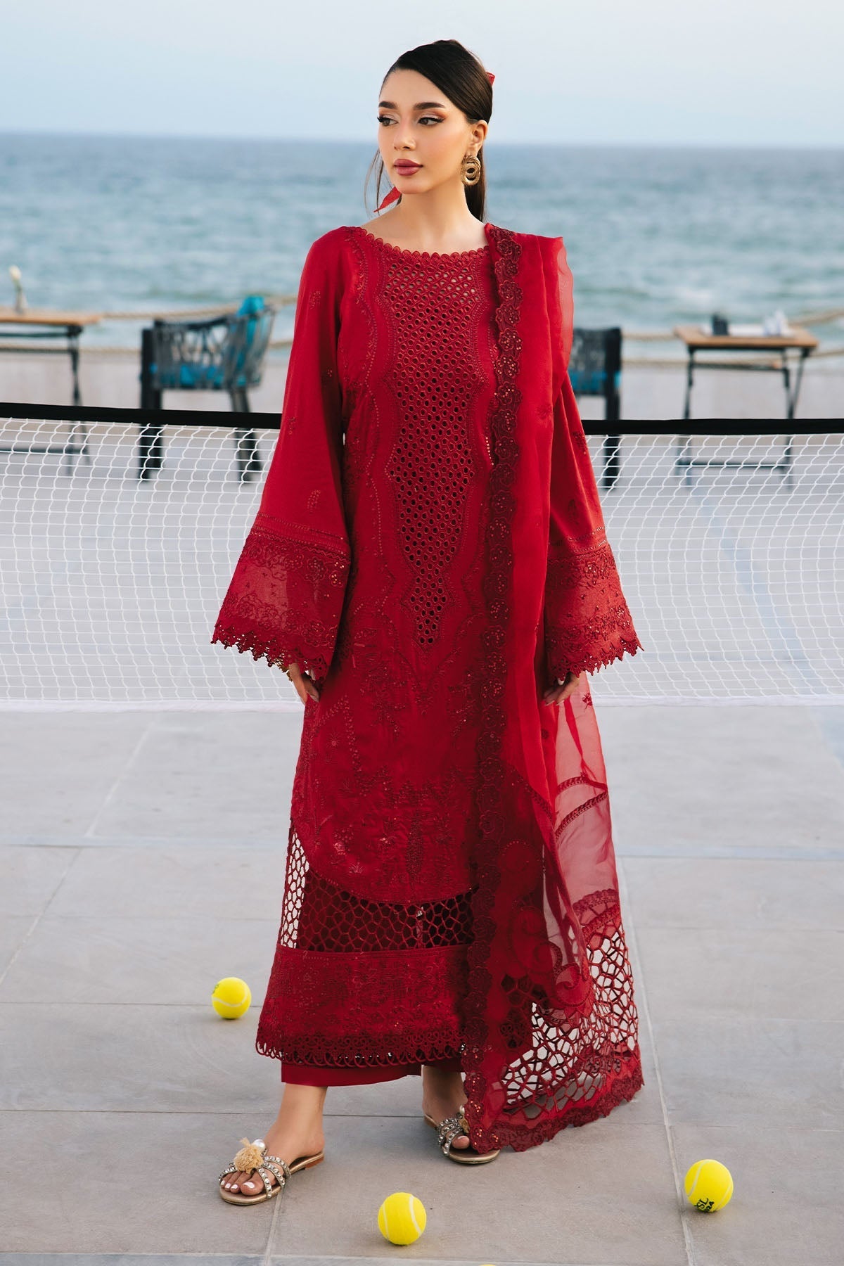 Nureh | Eid Escape Lawn | MIREILLE NE-91