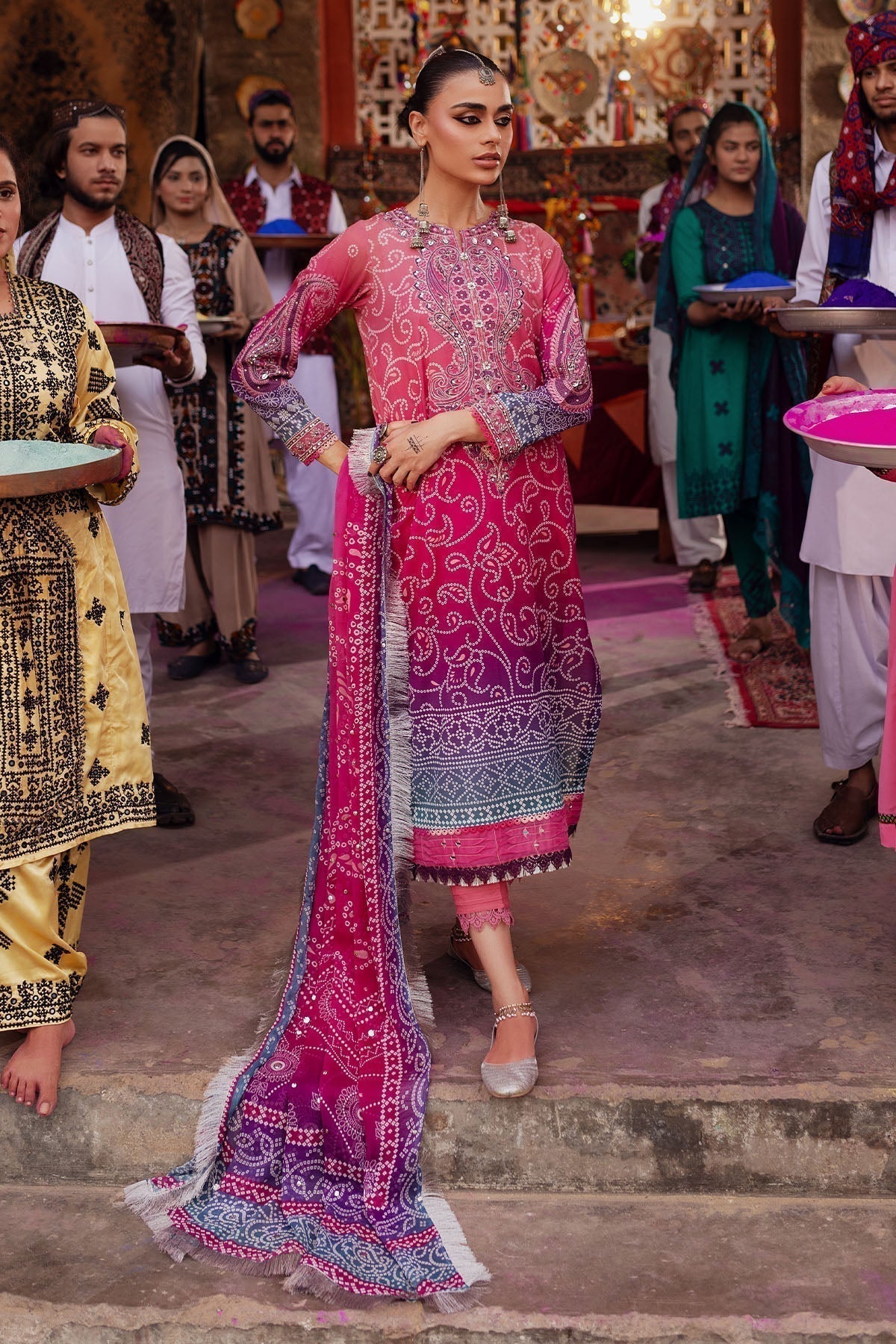 Nureh | Bazaar Lawn | NS-131 - House Of Anaya