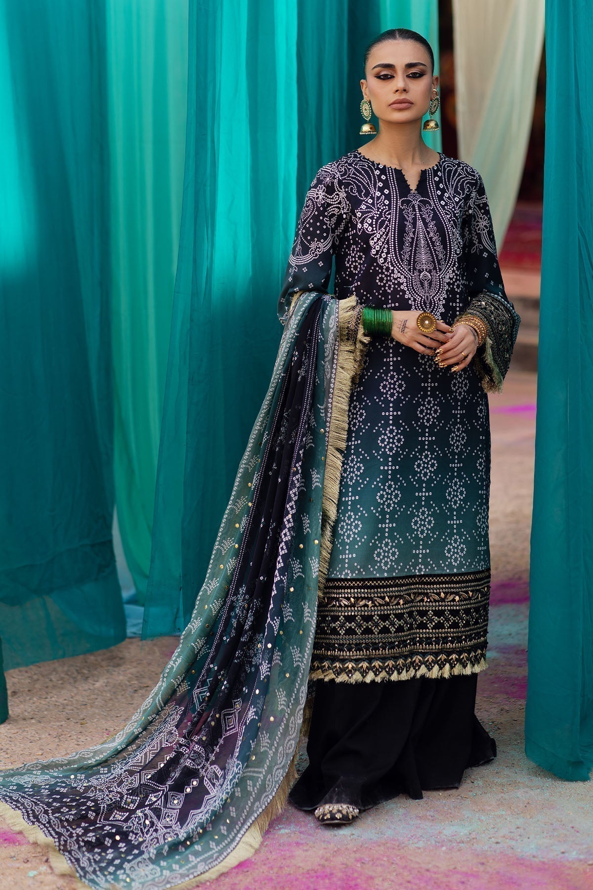 Nureh | Bazaar Lawn | NS-129 - House Of Anaya