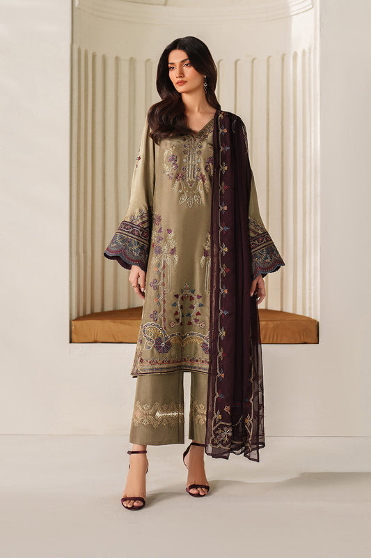 Iznik | Exclusive Formals | UE-614 Embroidered Ramen Silk