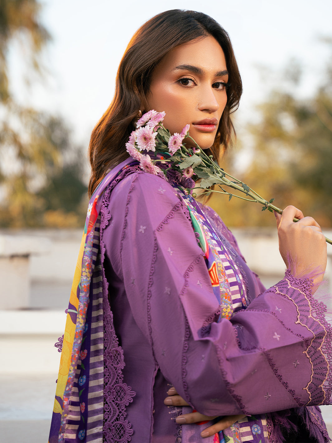 Bin Ilyas | Hazel Printed Lawn 25 | 2071 - A